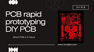 03.2 PCB manufacturing, DIY PCB prototyping end-to-end process Spin Coating and thin film process