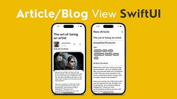 Blog/Article View | SwiftUI Tutorial