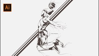 Illustration Tutorial Part 1 Creating Line Art [ Speed Art ]