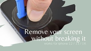 Stepbystep Guide To Removing An Iphone 12 Pro Max Screen Without Breaking It.