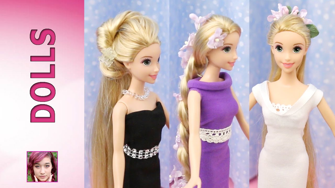 Rapunzel's Fashion Show Part 1: Hair Tutorial - YouTube