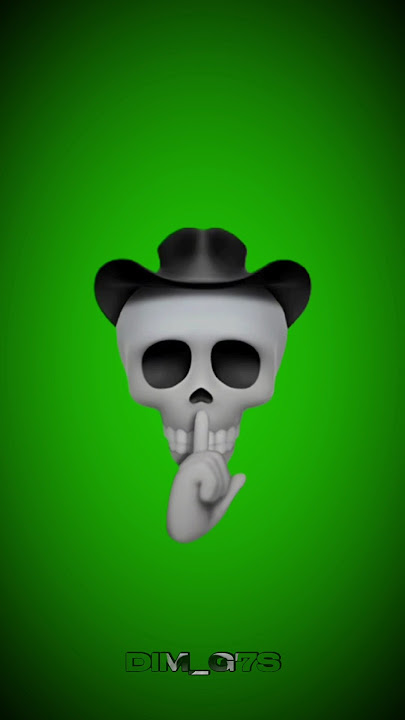 Skull face green screen template | skull face