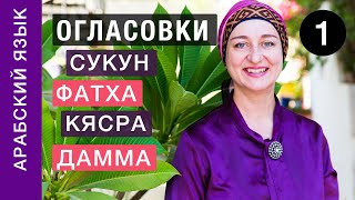 1. Огласовки в арабском языке. Полный урок, часть 1. Харакят. Ташкиль. Фатха, кясра, дамма, сукун