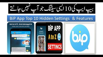 Top 10 Secret Setting BiP App Messenger | BiP Application Secret Feature | BiP Setting A to Z