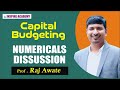 Capital budgeting numerical discussion I FM i By raj awate
