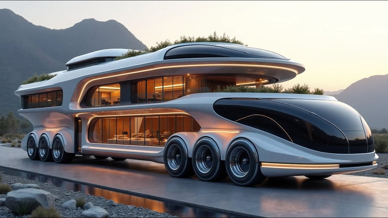 Автодом мечты миллиардера | Футуристическая роскошная жизнь