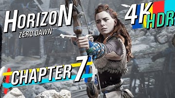 [4K HDR] Horizon Zero Dawn (Ultra Hard / 100% / Min HUD) Walkthrough part 7 - Womb of the Mountain