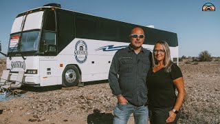 DIY Greyhound Bus Conversion w\/ HUGE Kitchen \& Bedroom