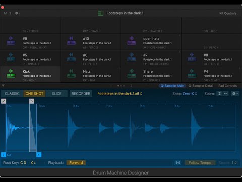 Logic Pro Drum Sampling Chop & Import into Drum Machine Designer
