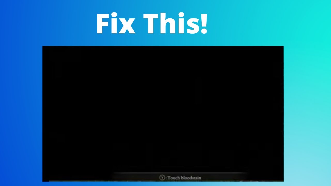 How to fix Elden Ring black screen issue | Elden Ring show black screen ...