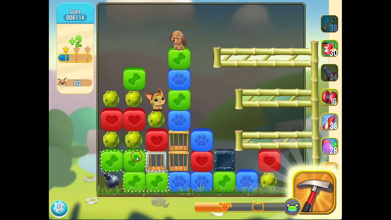 Pet Rescue Saga level 5320 no boosters | PuzzledCubes.site