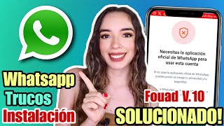 Como INSTALAR WhatsApp Estilo IPHONE 2024 ✅ SOLUCION ERROR de Whatsapp Necesitas la versión oficial