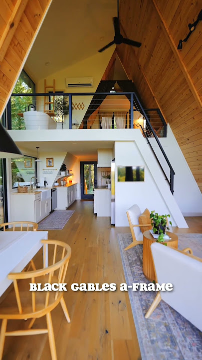 This aframe cabin is a DREAM #shorts #airbnb