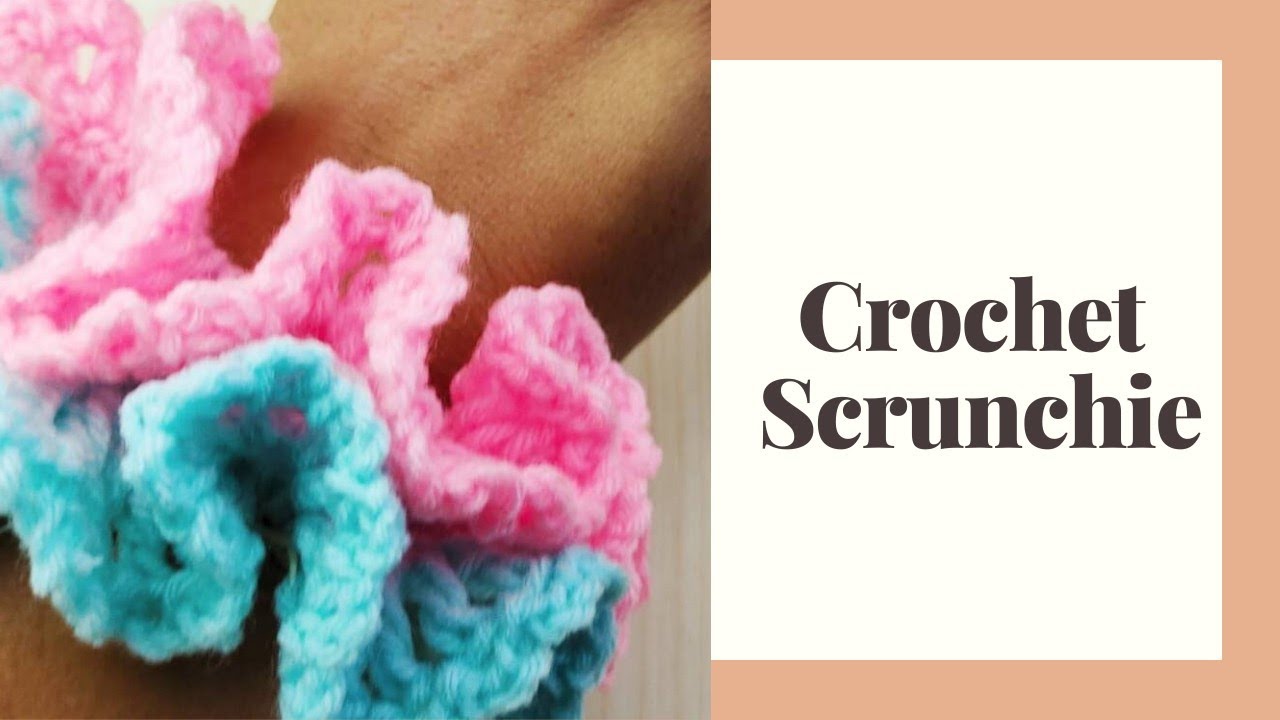 CROCHET easy Scrunchie | How to crochet Scrunchie | DIY for beginners ...