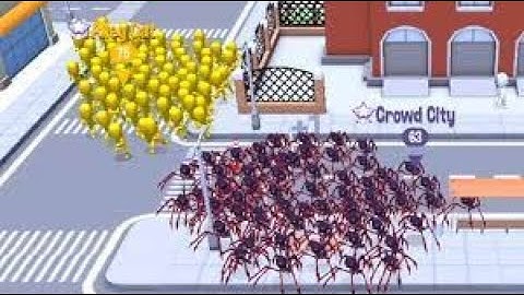 Crowd City World Record Map Control 100 00% NOOB vs PRO vs HACKER   Crowd City 35