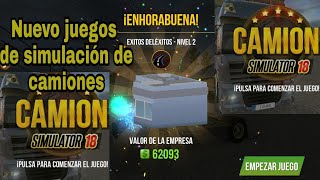 Nuevo juego de camiones Europeos Simulator|Crea tu empresa y Contrata conductores Escucha laradio. screenshot 5