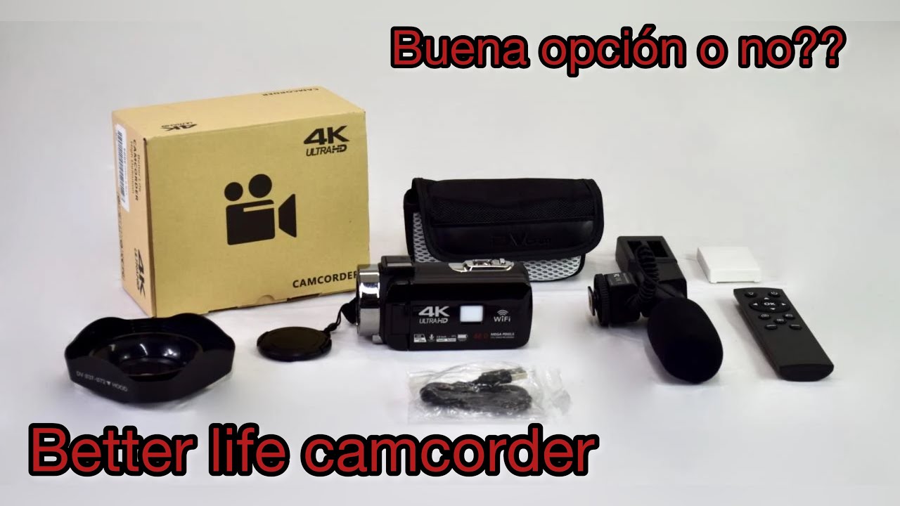 Unboxing cámara (Better life camcorder) muy económica YouTube