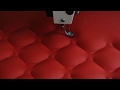 Stitch car seat cover pattern by CNC sewing machine Stitch car seat cover pattern by CNC sewing machine