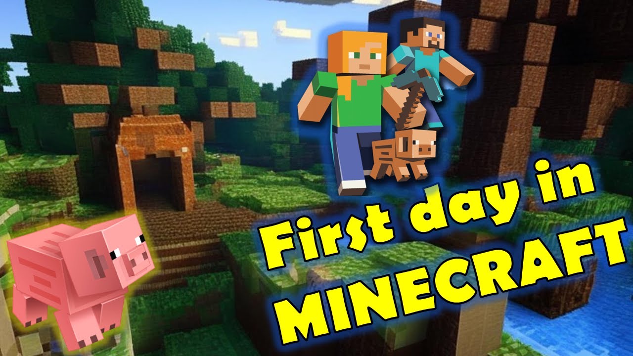 First Day In Minecraft YouTube first-day-in-minecraft-youtube