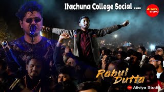 Itachuna College Social 2024 Live RAHUL DUTTA | Khanyan Itachuna Bijoy Narayan College Social 2024