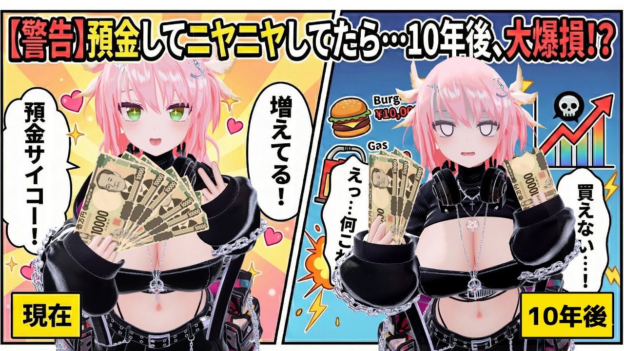 【インフレ】物価高舐めてると本当に詰みます...。【株/NISA】