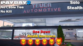 Payday 2 - Car Shop - No Kill - No Cable Ties - DSOD - (SOLO - STEALTH)