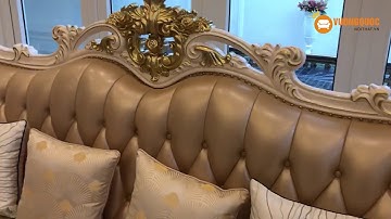 Hoàn thiện bộ sofa phòng khách tân cổ điển sang trọng tại biệt thự chị Hằng – Vũng Tàu