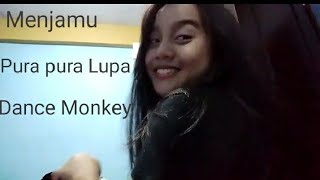 SING-OFF iseng Pura-pura lupa_Menjamu_Dance monkey|cover by Sarah Kezia