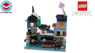 LEGO Ninjago 40704 Micro Ninjago Docks Speed Build Review