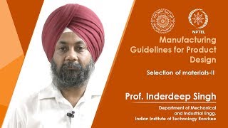 Selection of materials-II