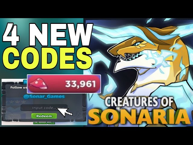 NEW* ALL WORKING CODES FOR Creatures of Sonaria IN SEPTEMBER 2023 ROBLOX  Creatures of Sonaria CODES 