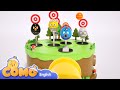 Como | Spninng Target | Learn colors and words | Cartoon video for kids