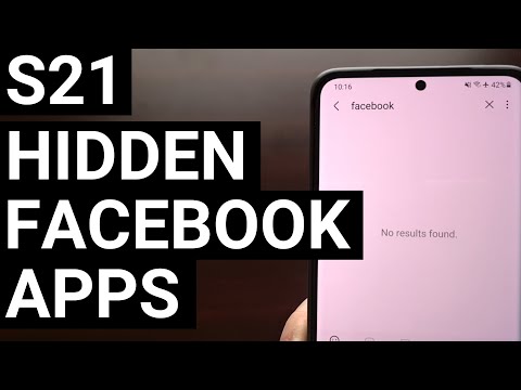 How to Uninstall Hidden Facebook Apps on the Galaxy S21 with ADB