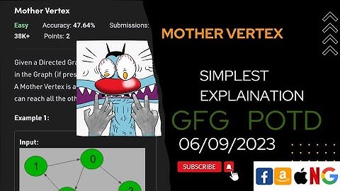 Mother Vertex || gfg potd today || POTD @CodeThurst
