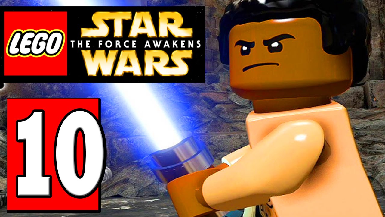 Lego Star Wars The Force Awakens Walthrough Part 10 Castle Corridors