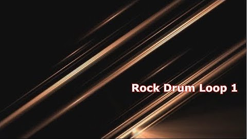 Rock Drum Loop 190 bpm