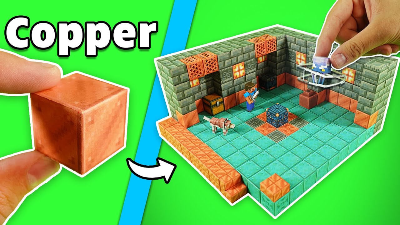 I made the trial chambers with magnetic minecraft blocks youtube