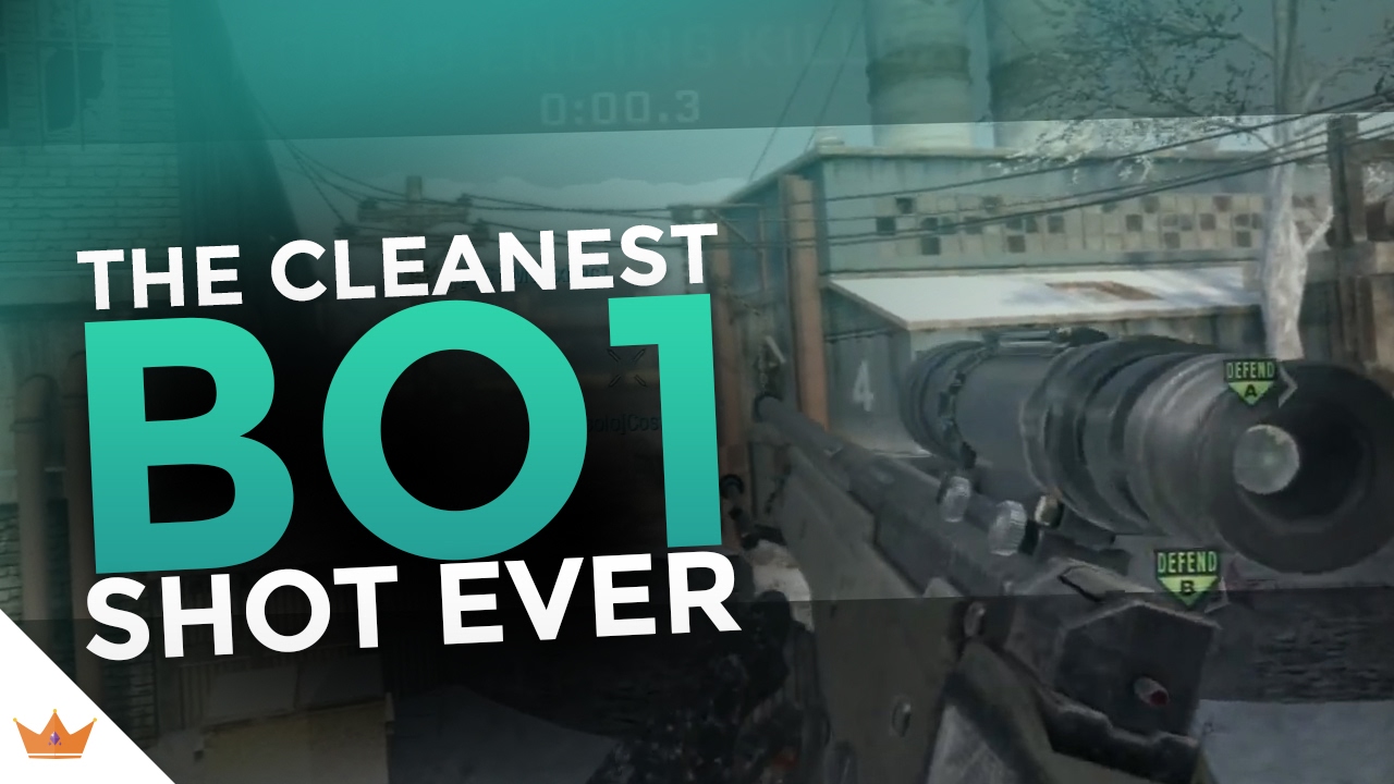THE CLEANEST BO1 TRICKSHOT EVER!! - 300+ LIKES for a BO1 OPEN LOBBY SATURDAY!!