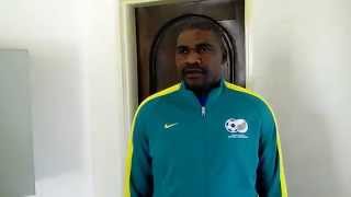 Coach Ntseki before the final v Mali