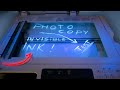 What happens if you photocopy invisible ink [interesting]