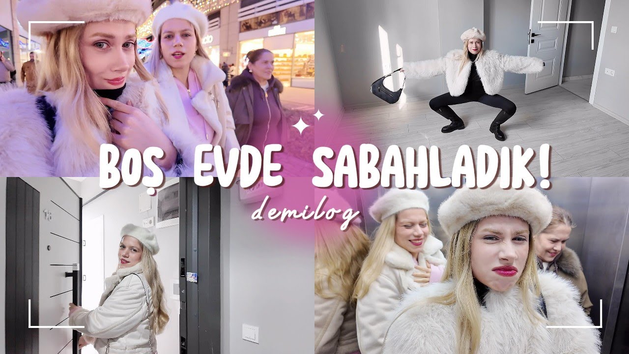 YENİ EVİMİZE EŞYA BAKIYORUZ!🩷 ( asansörde kaldık...)