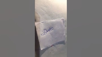 David name in signature style #shorts #youtube #requestedvideo #gsbrand #trending