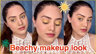 Glowy vacation / beachy makeup look🏖️ Summer makeup tutorial | kp styles