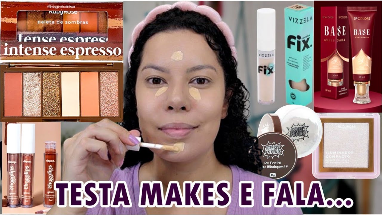 TESTA e FALA | Testei maquiagens baratinhas e contei porque sumi