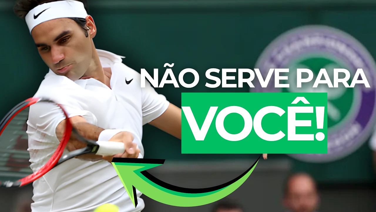 Por Que a Empunhadura do FEDERER NÃO É a Melhor para o Seu FOREHAND!