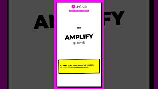 Learn English: What is Amplify? | Vocabulary Shorts