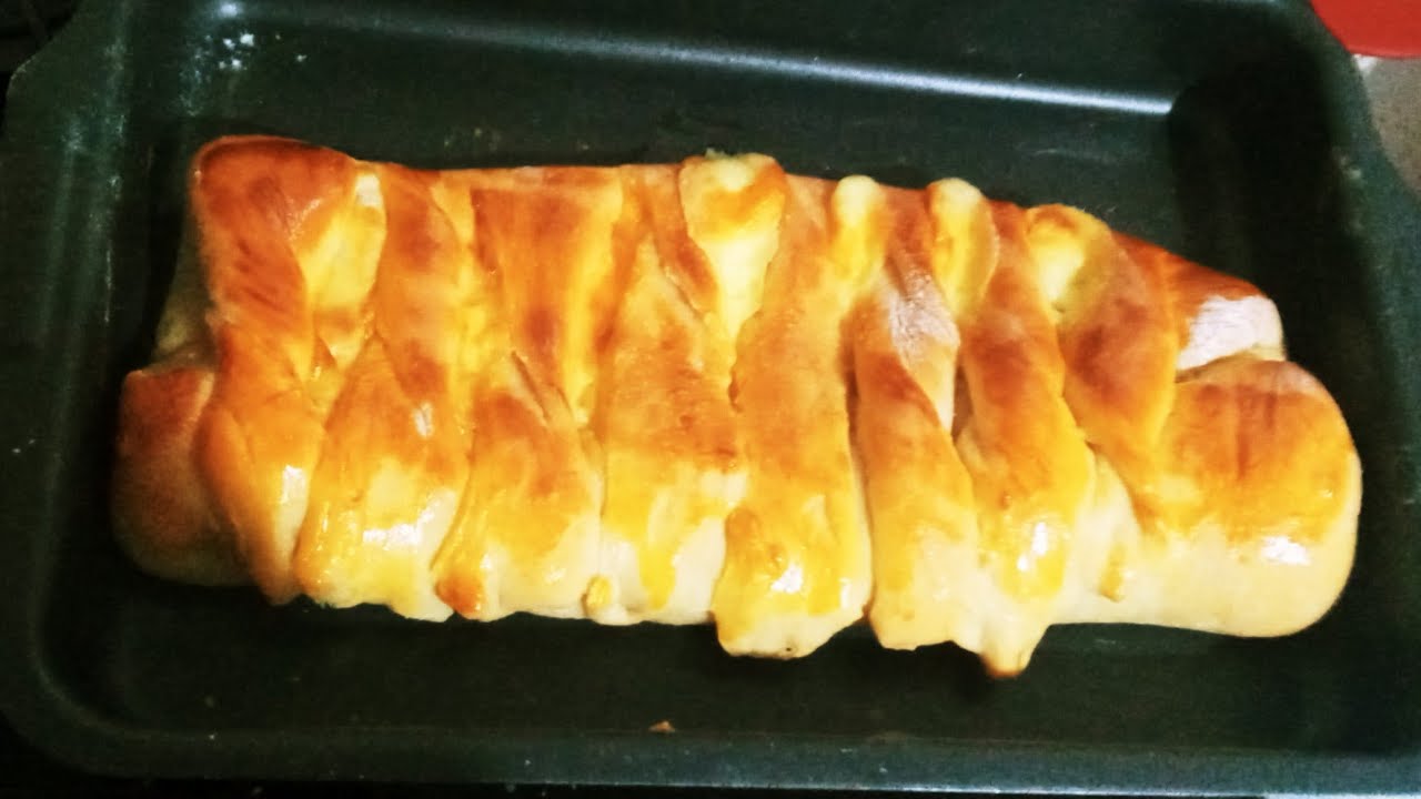 Pão salgado recheado😋