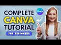FULL CANVA TUTORIAL 2024 How To Use Canva For BEGINNERS 