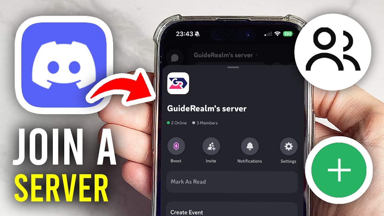 How To Join A Discord Server On Mobile - Full Guide - YouTube