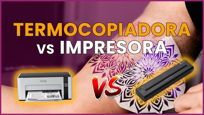 BIOMASER Termocopiadora Tattoo Bluetooth Impresora térmica Máquina de  Transferencia de Tatuajes, Impresora Móvil Portátil Tattoo Máquina de  Transferencia (Tatto…